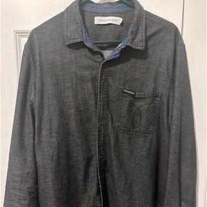 Calvin Klein jean shirt